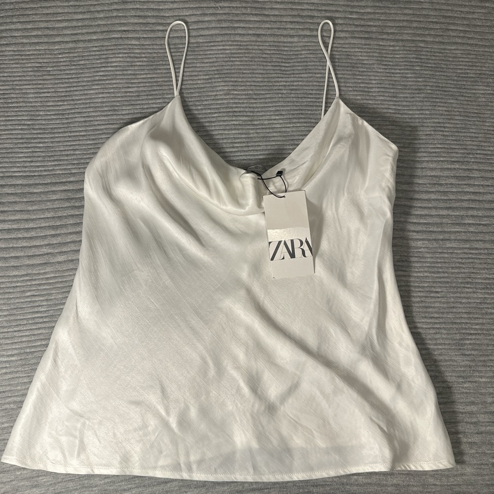 Zara Viscose Cow Neck Tank